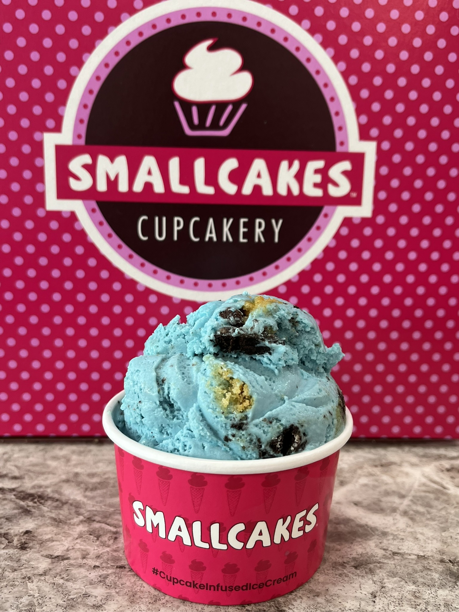 Blue Cookie Monster Ice Cream